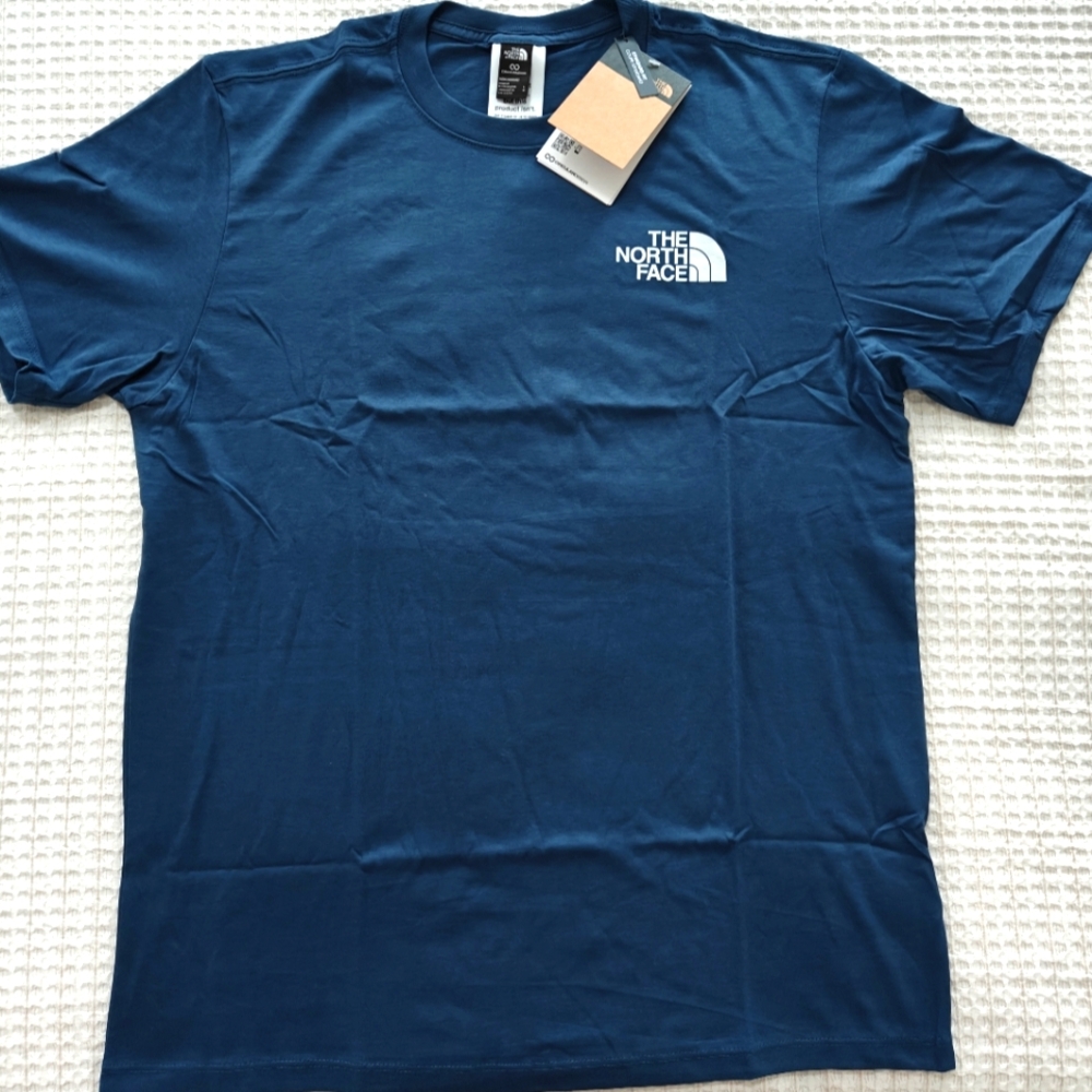 The North Face S/S Box NSE T-Shirt in Shady Blue NWT